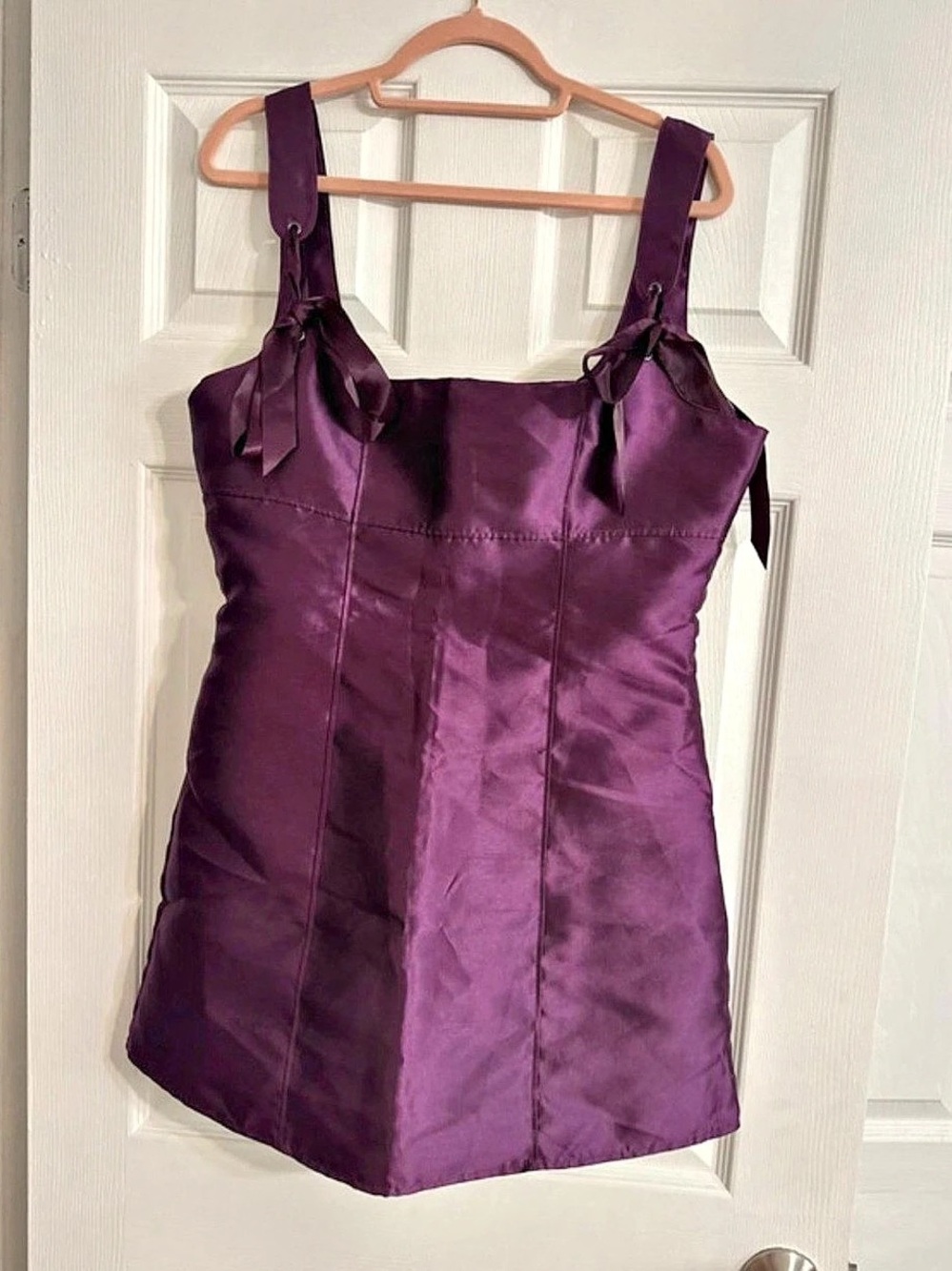 Current Mood Pixie Stardust Mini Dress Purple Size Large